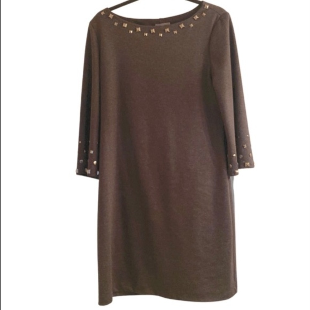MUSE embellished ponte knit shift dress Size 12